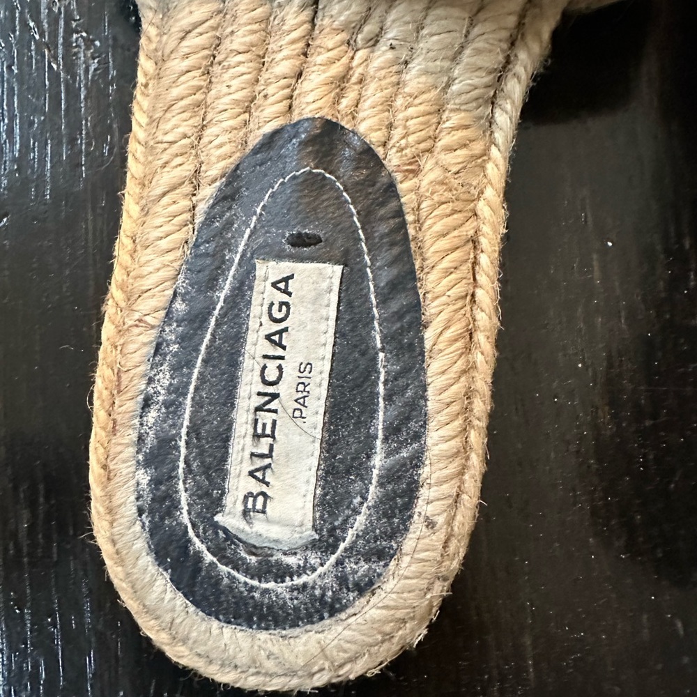 Balenciaga Straw Espadrilles - Picture 10 of 10